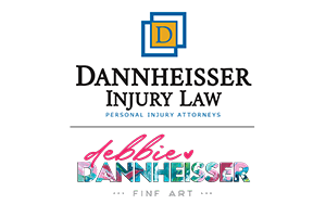 Dannheisser Injury Law Logo and Debbie Dannheisser Fine Art Logo